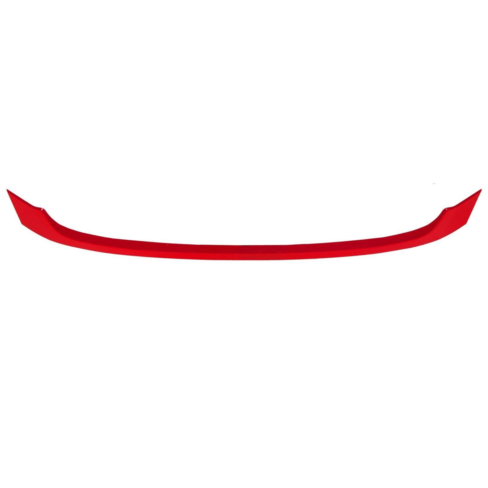 FOR 2016-2021 HONDA CIVIC JDM GLOSSY RED ABS FRONT GRILL TRIM COVER GARNISH- 3PC