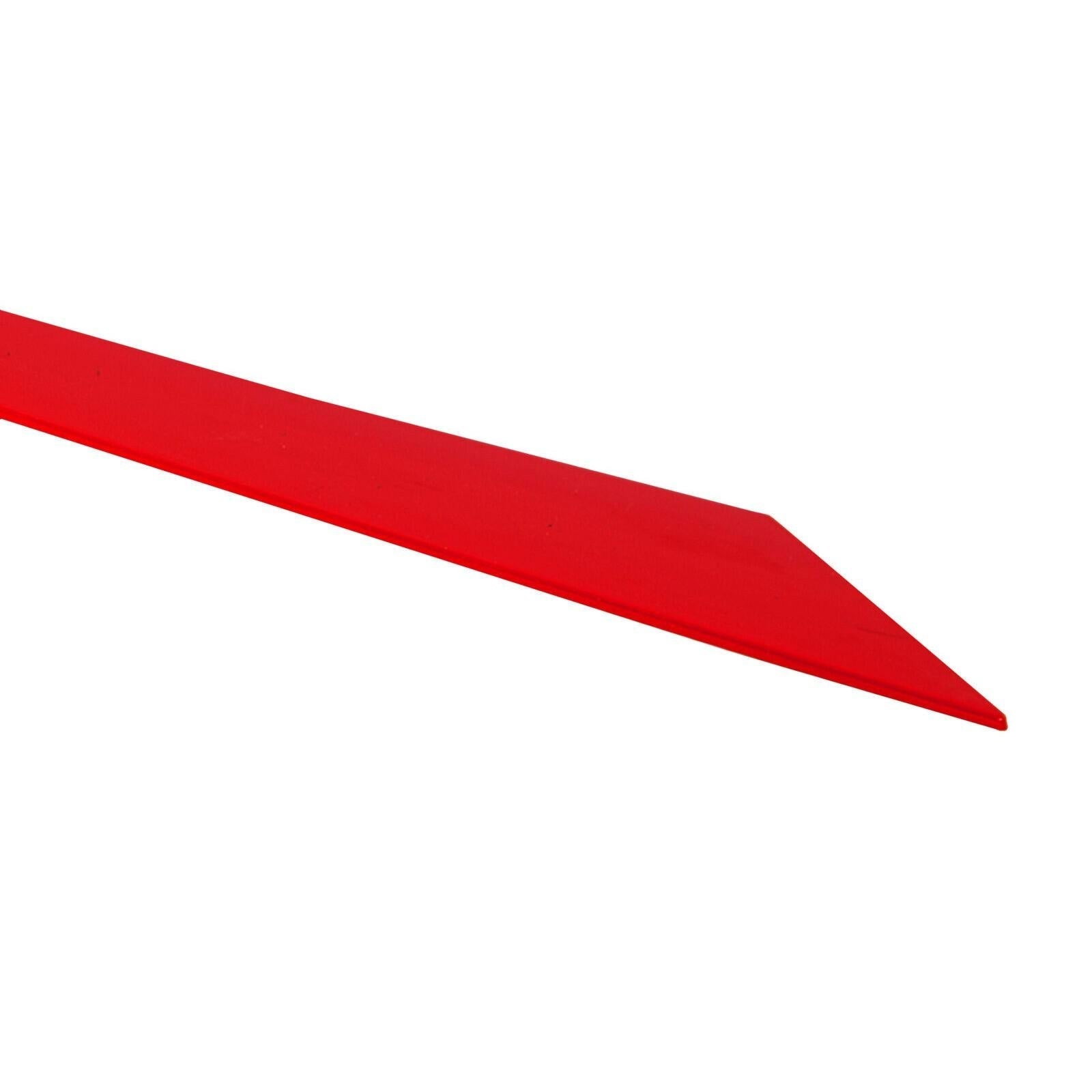 FOR 2016-2021 HONDA CIVIC JDM GLOSSY RED ABS FRONT GRILL TRIM COVER GARNISH- 3PC