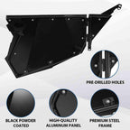 Pair Aluminum Full Doors UTV Side for 14-23 Polaris RZR XP 1000 Turbo S FOX High