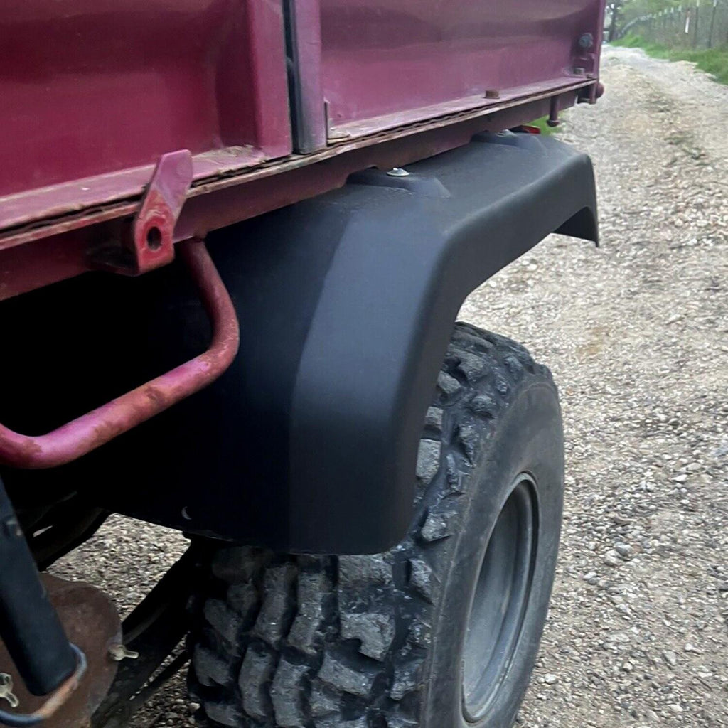 For 2001-2008 01-08 Kawasaki Mule 3000 3010 3020 Rear Fender Pair Black PP