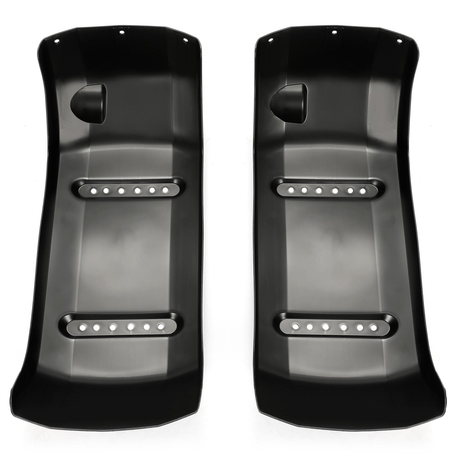 For 2001-2008 01-08 Kawasaki Mule 3000 3010 3020 Rear Fender Pair Black PP