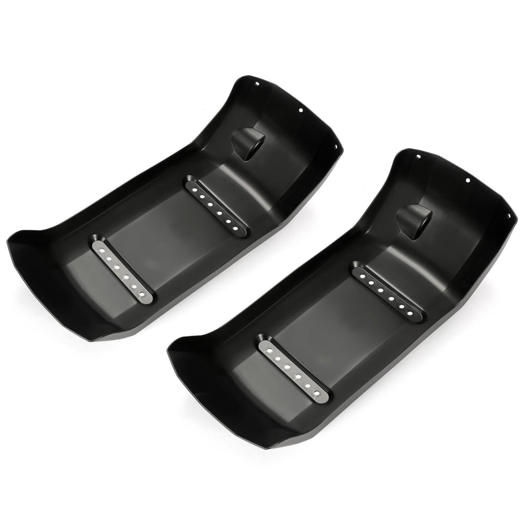 For 2001-2008 01-08 Kawasaki Mule 3000 3010 3020 Rear Fender Pair Black PP