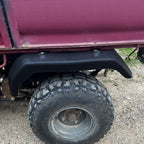 For 2001-2008 01-08 Kawasaki Mule 3000 3010 3020 Rear Fender Pair Black PP