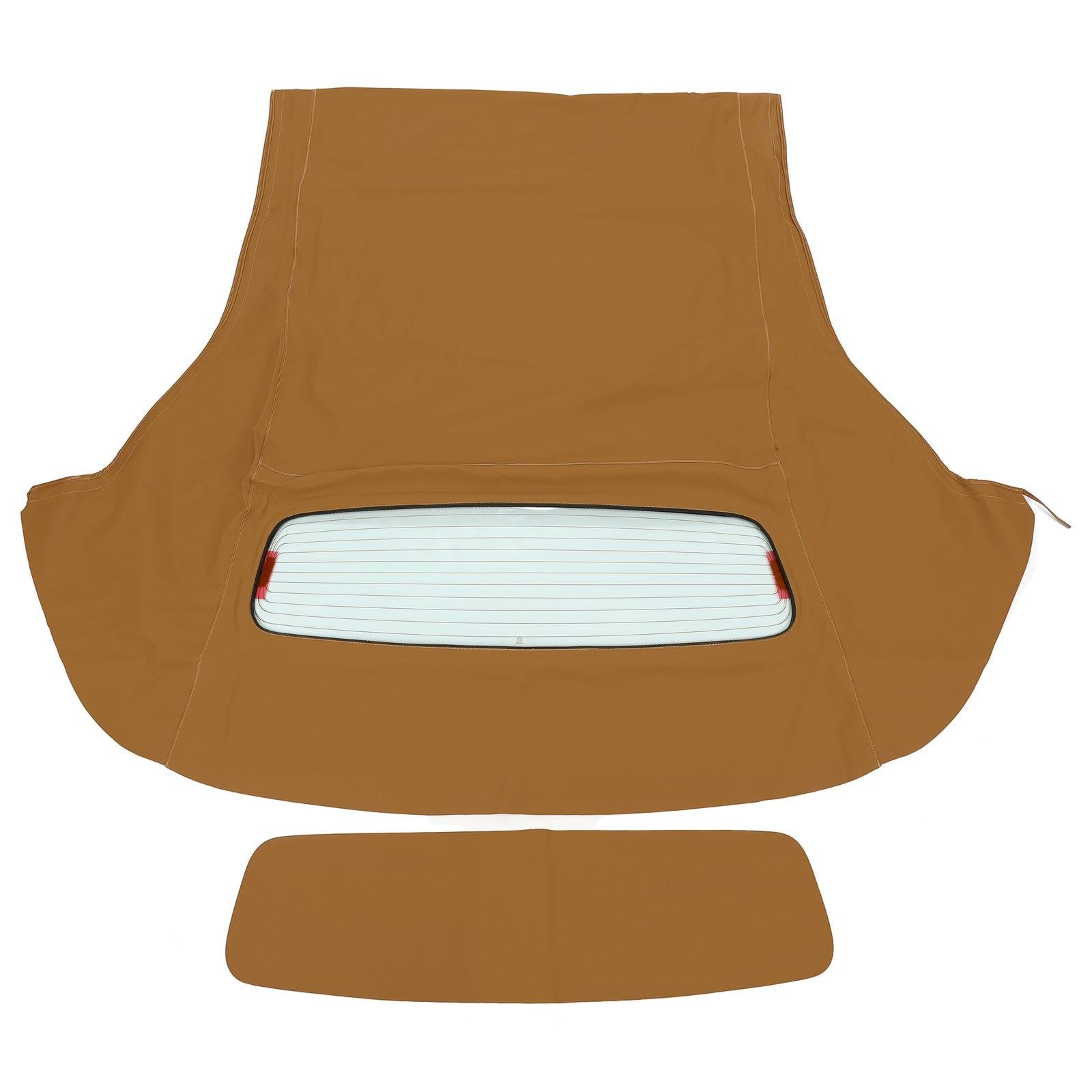Tan Convertible Top Fit For Ford Mustang Soft Top 05-14 w/Heated Glass Window