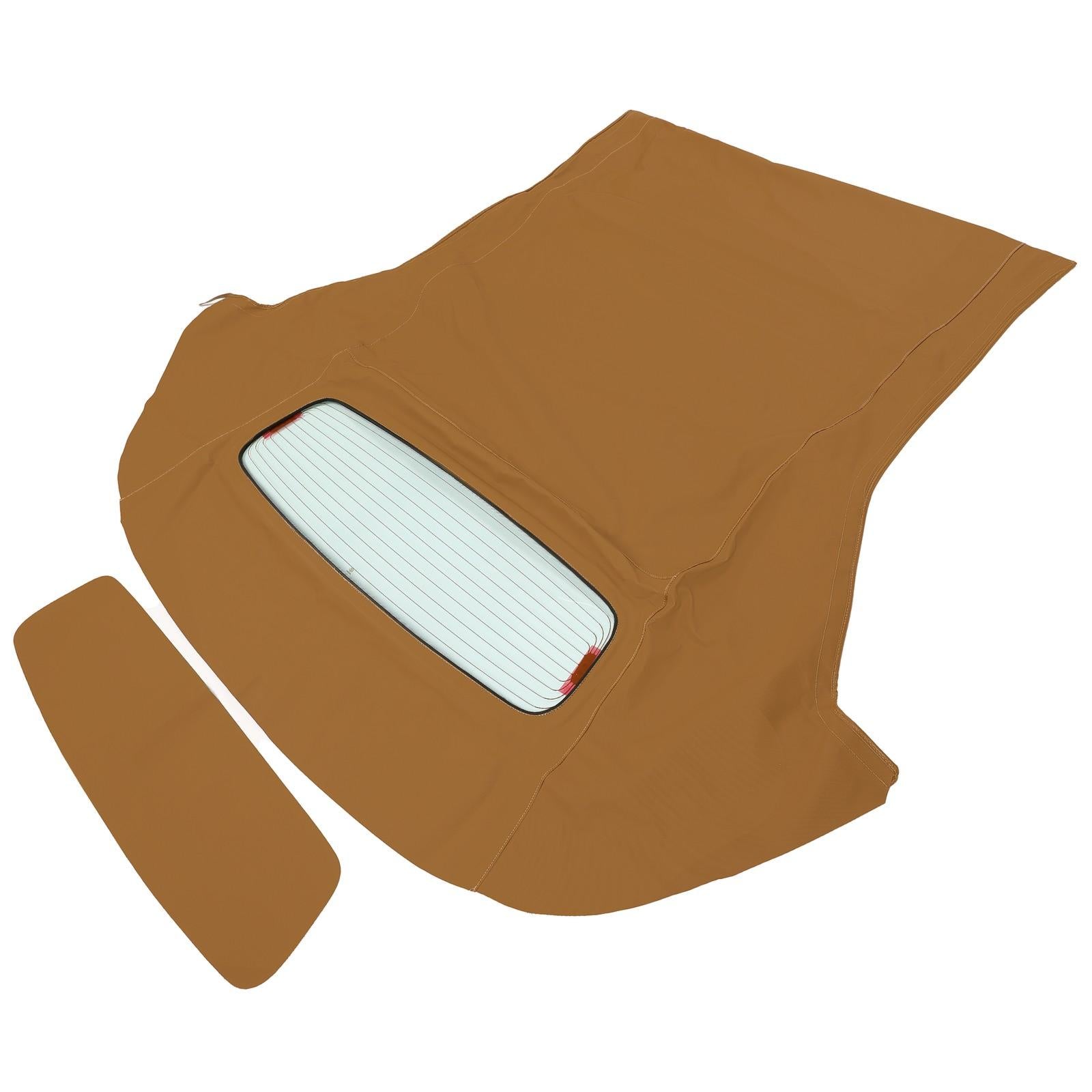 Tan Convertible Top Fit For Ford Mustang Soft Top 05-14 w/Heated Glass Window