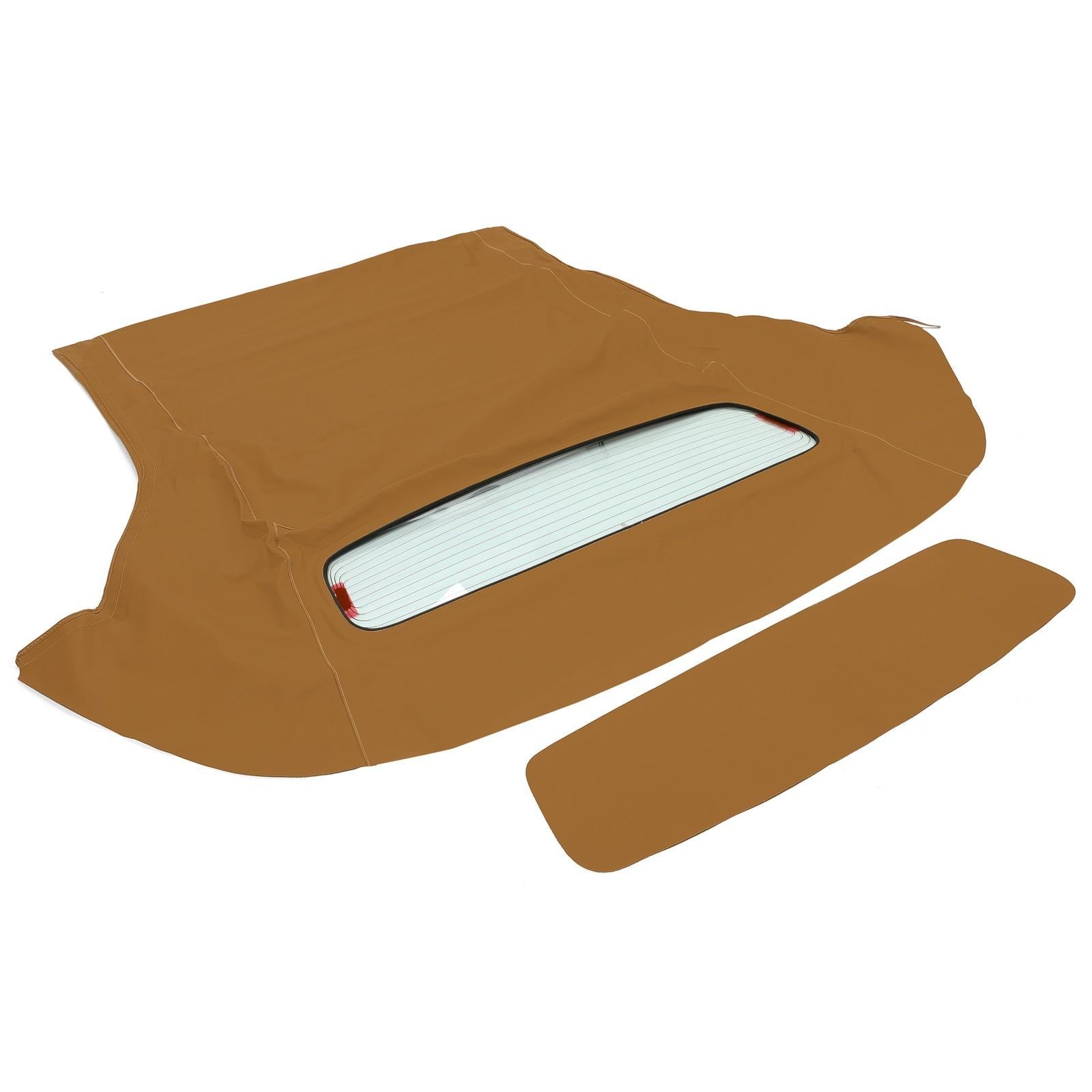 Tan Convertible Top Fit For Ford Mustang Soft Top 05-14 w/Heated Glass Window