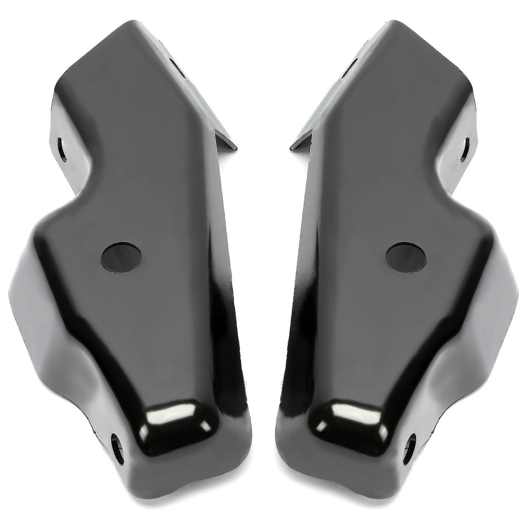 Front Outside LH & RH Bumper Bracket Set For 03-07 Escalade Silverado Impact Bar