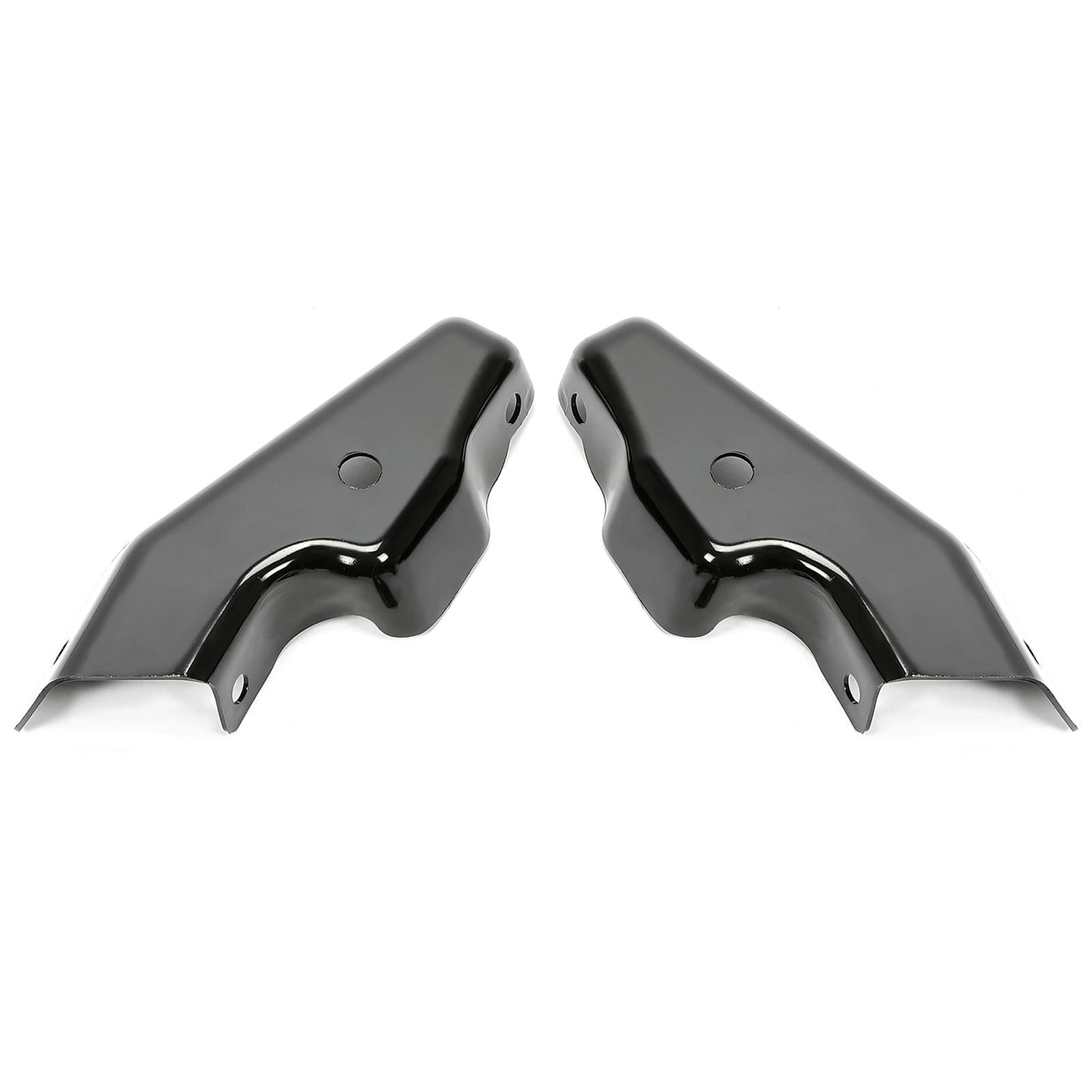 Front Outside LH & RH Bumper Bracket Set For 03-07 Escalade Silverado Impact Bar