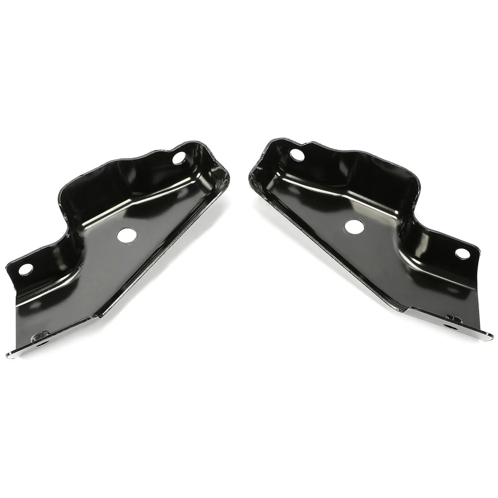 Front Outside LH & RH Bumper Bracket Set For 03-07 Escalade Silverado Impact Bar