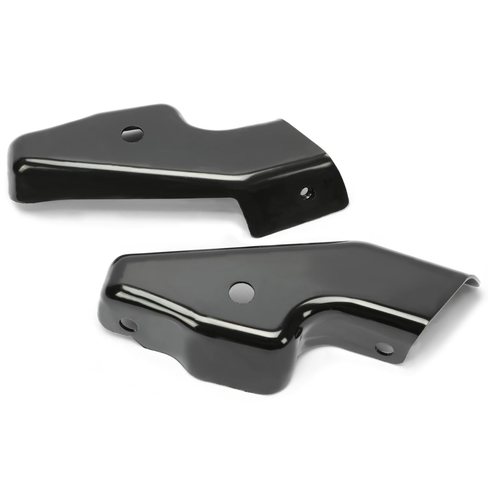 Front Outside LH & RH Bumper Bracket Set For 03-07 Escalade Silverado Impact Bar