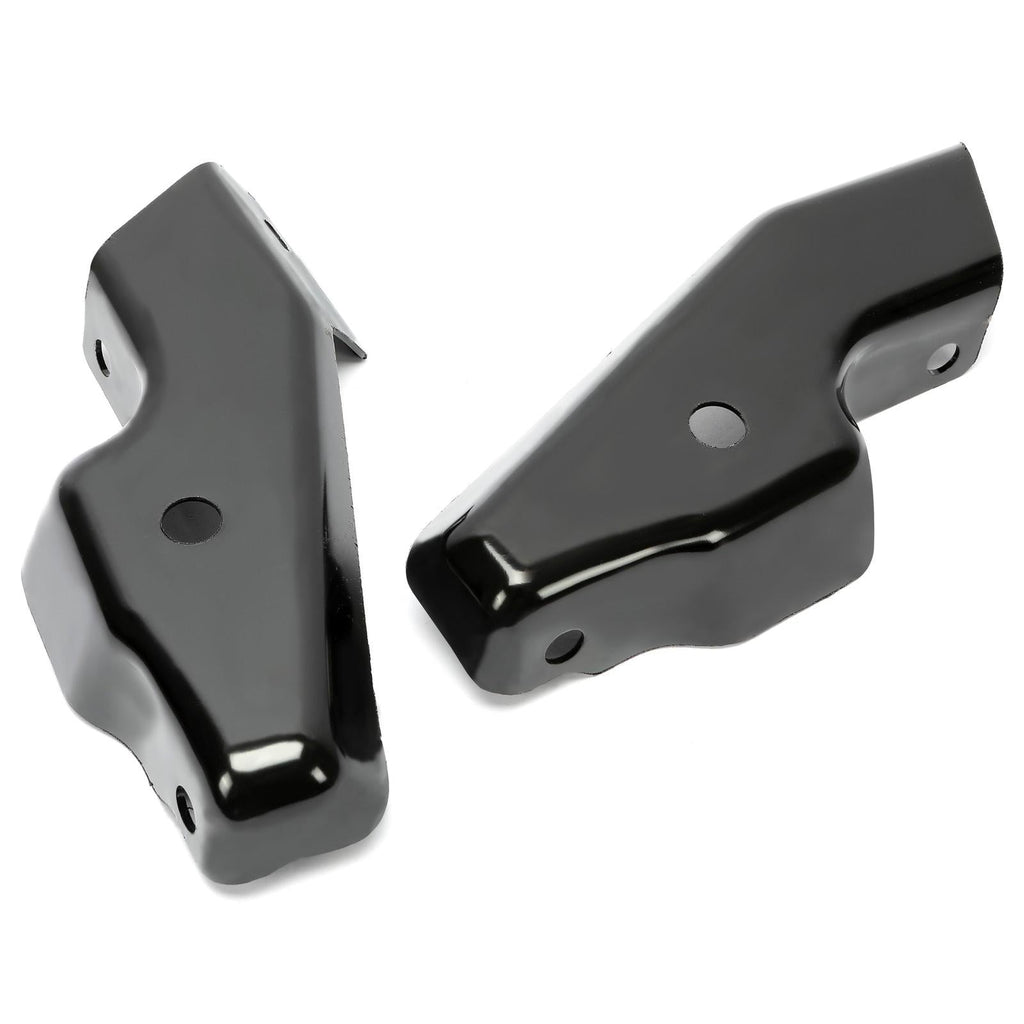 Front Outside LH & RH Bumper Bracket Set For 03-07 Escalade Silverado Impact Bar