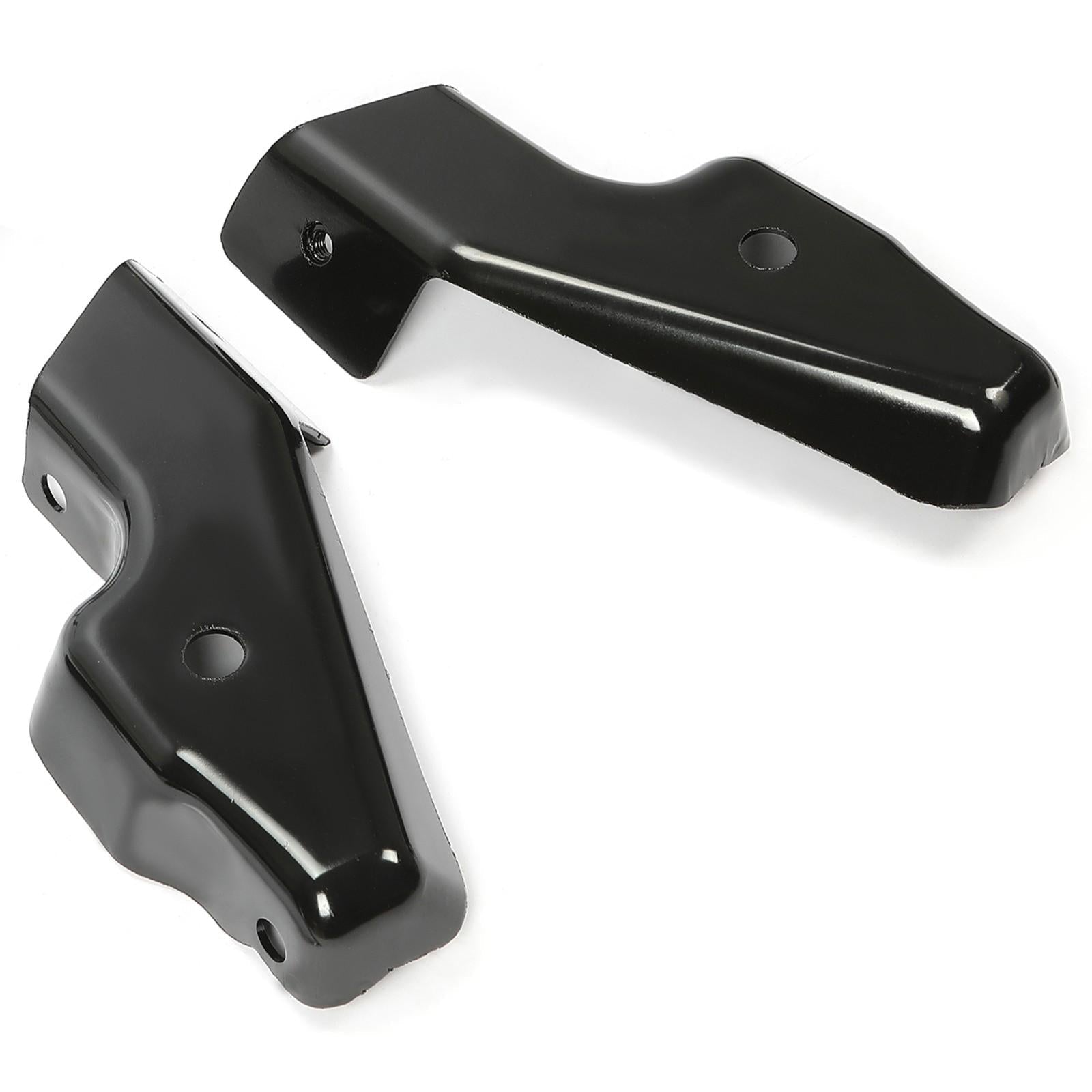 Front Outside LH & RH Bumper Bracket Set For 03-07 Escalade Silverado Impact Bar