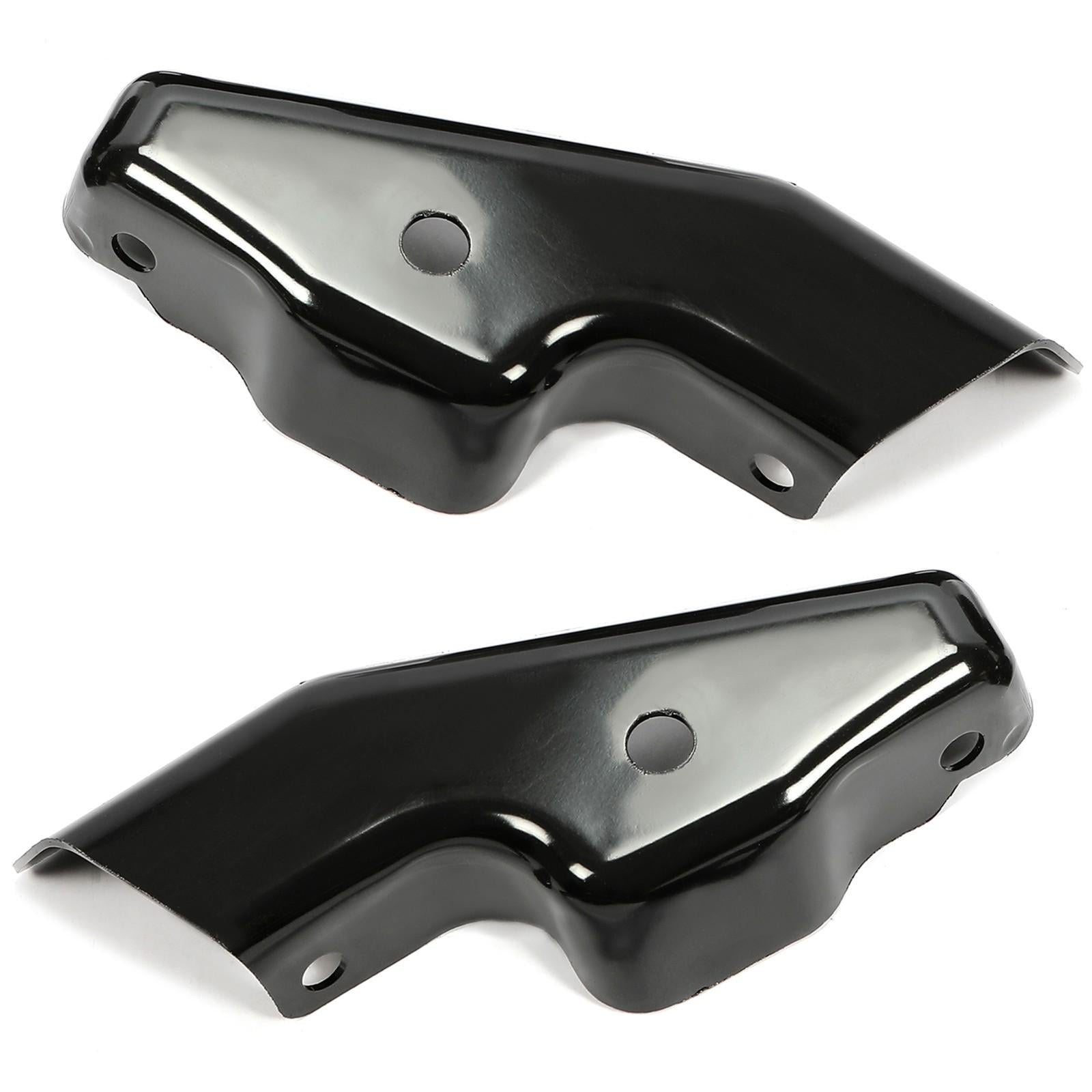 Front Outside LH & RH Bumper Bracket Set For 03-07 Escalade Silverado Impact Bar