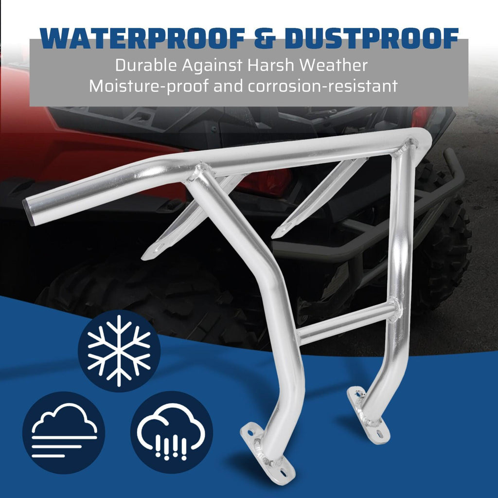 Aluminum Rear Bumper Brush Guard Protector For 08-14 Polaris RZR 800 RZR S RZR 4
