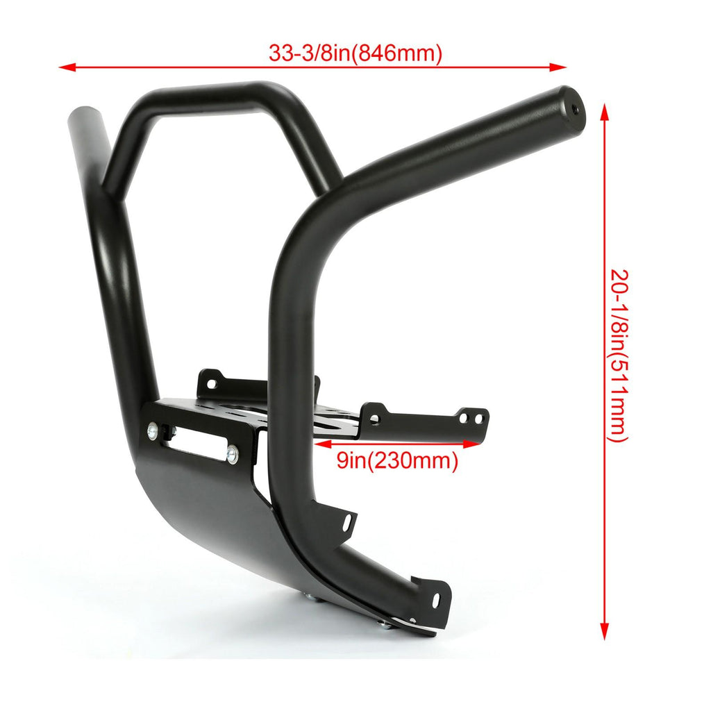 For 2019-2021 Honda Talon 1000R 1000X 1000 X-4 Defender HD Front Bumper Black