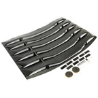 Rear Window Louver Windshield Cover Sun Shade Vent For Dodge Charger 2011-2023