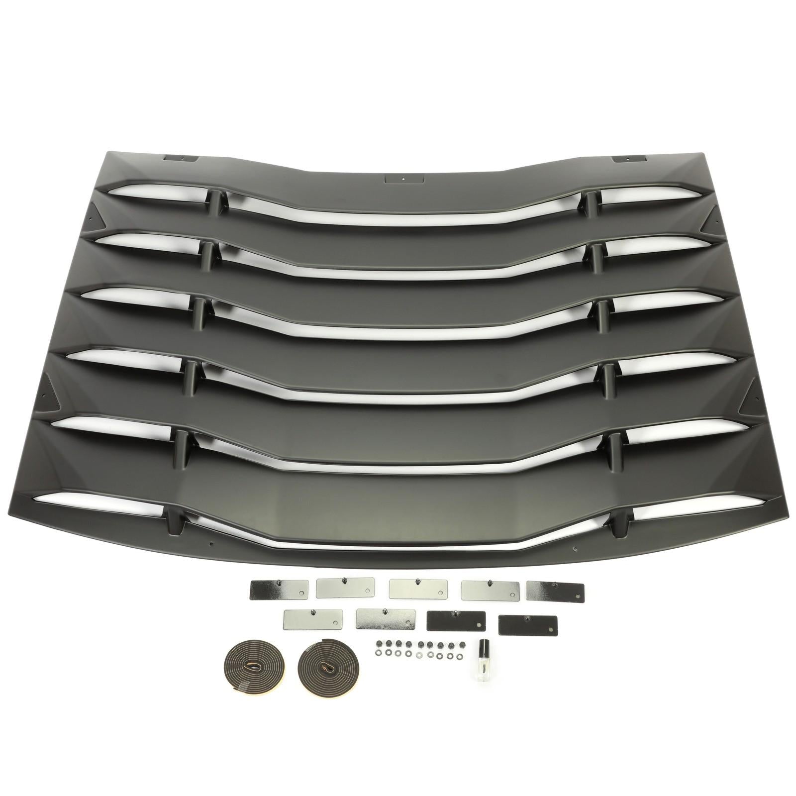 Rear Window Louver Windshield Cover Sun Shade Vent For Dodge Charger 2011-2023