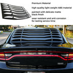 Rear Window Louver Windshield Cover Sun Shade Vent For Dodge Charger 2011-2023