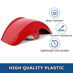 RED Front Fender Plastics Mud Flap guard Kit For Honda ATC70 ATC 70 1978-1985