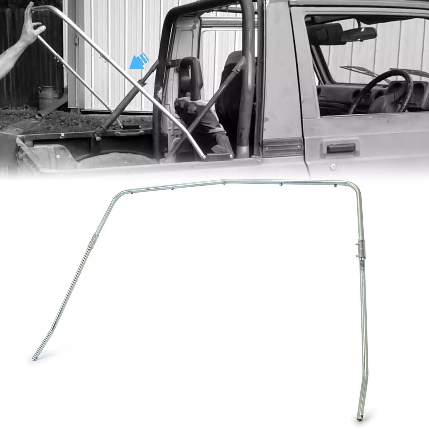 Fits 86-95 SUZUKI Samurai NEW 3PCS Steel Soft Top Support Collapsible Bow Kit