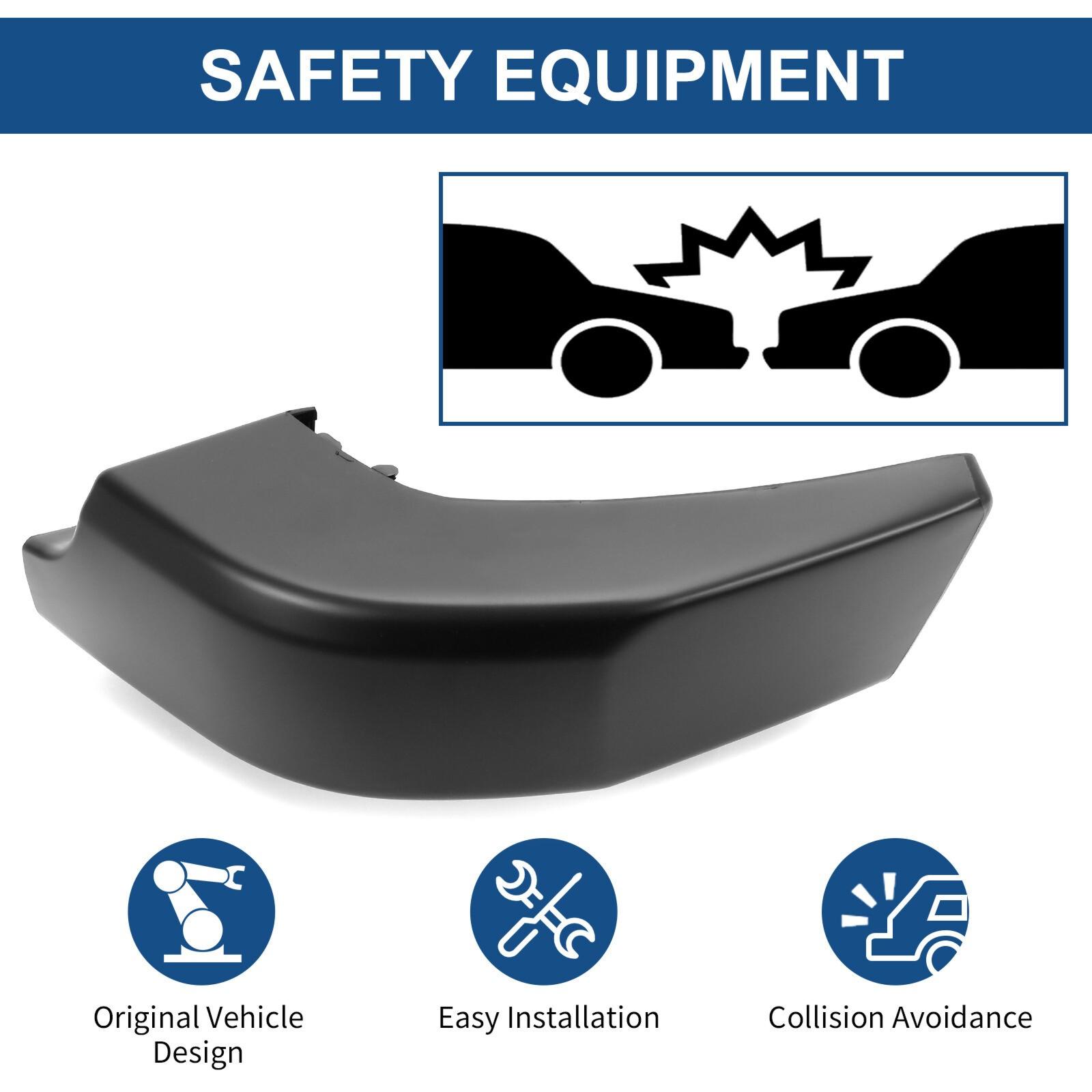 For Toyota FJ Cruiser 07-14 Pair Rear Corner Bumper End Cap Pad LH & RH Black