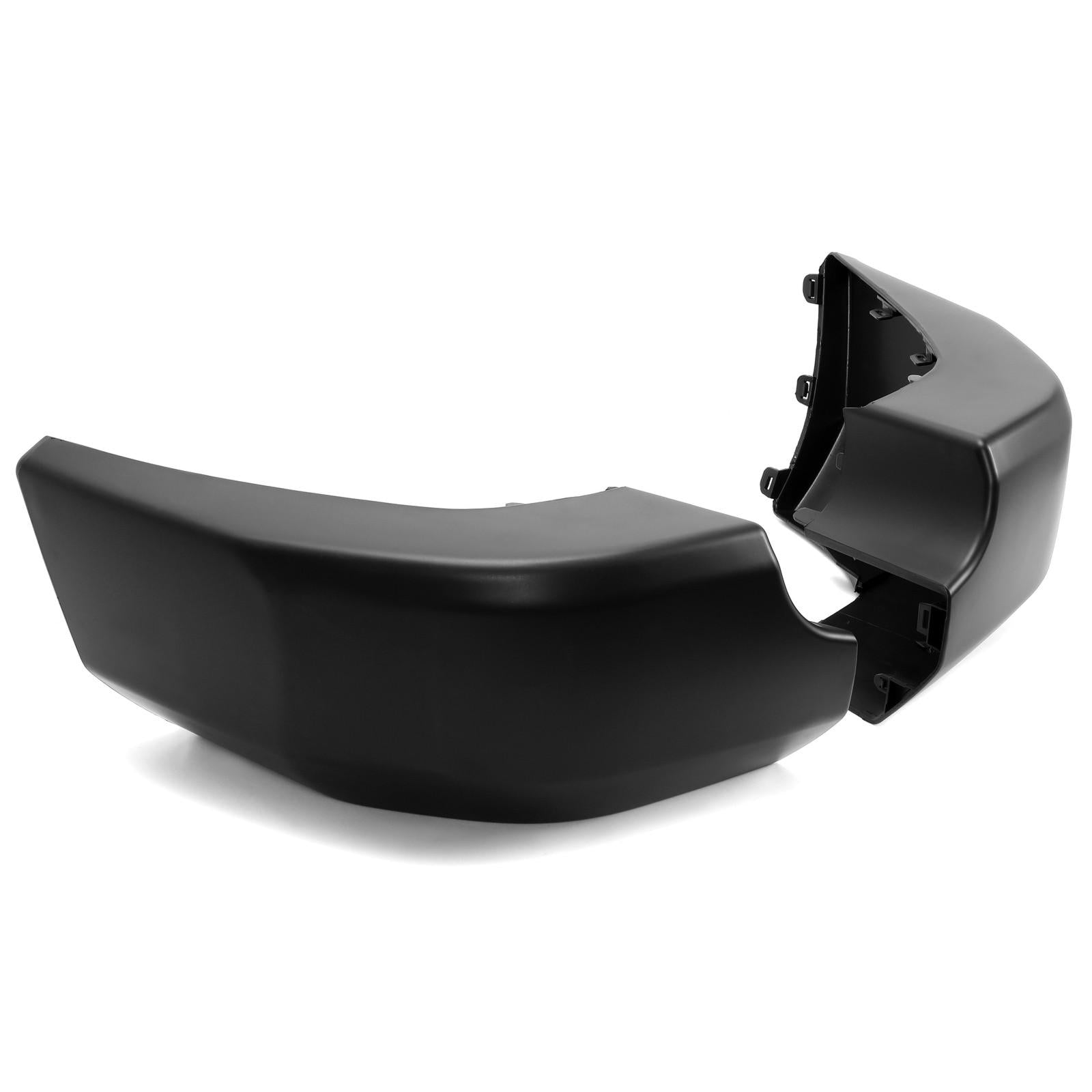 For Toyota FJ Cruiser 07-14 Pair Rear Corner Bumper End Cap Pad LH & RH Black