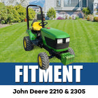 Adjustable Folding ROPS Protection Structure For John Deere 2210 & 2305 Rollbar