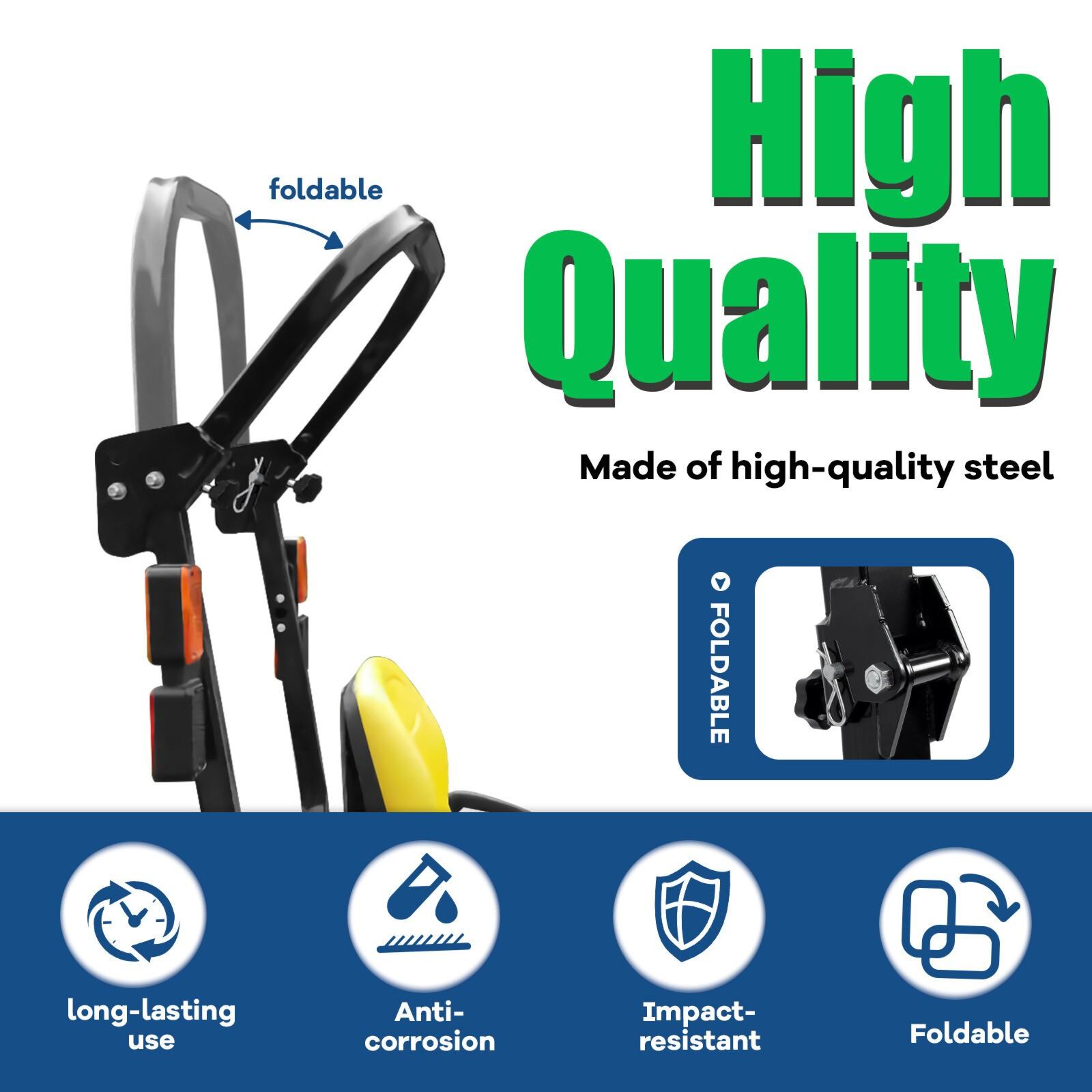 Adjustable Folding ROPS Protection Structure For John Deere 2210 & 2305 Rollbar