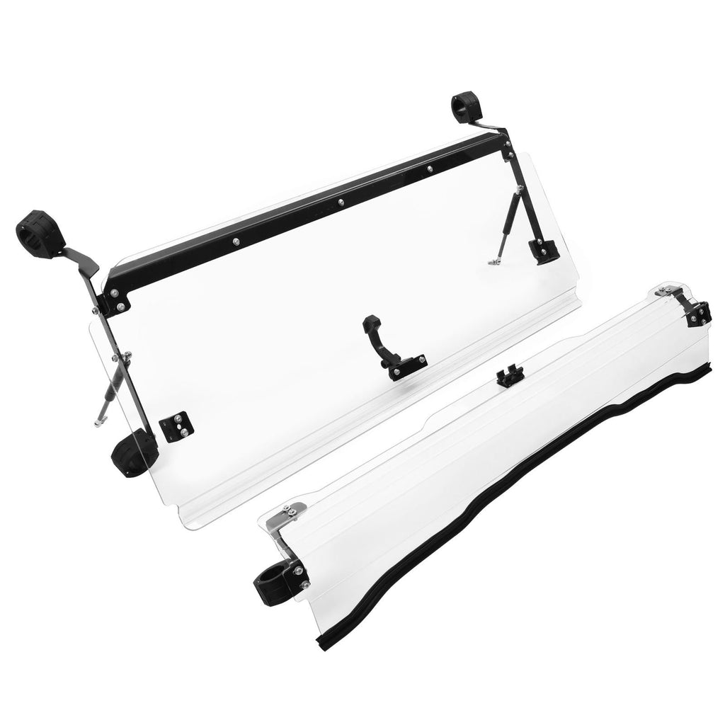 For Honda Pioneer 1000 / 1000-5 Scratch Resistant Flip Windshield 2016-2025