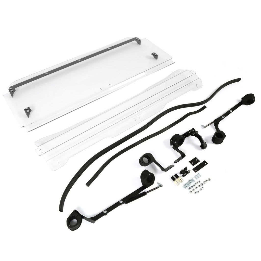 For Honda Pioneer 1000 / 1000-5 Scratch Resistant Flip Windshield 2016-2025