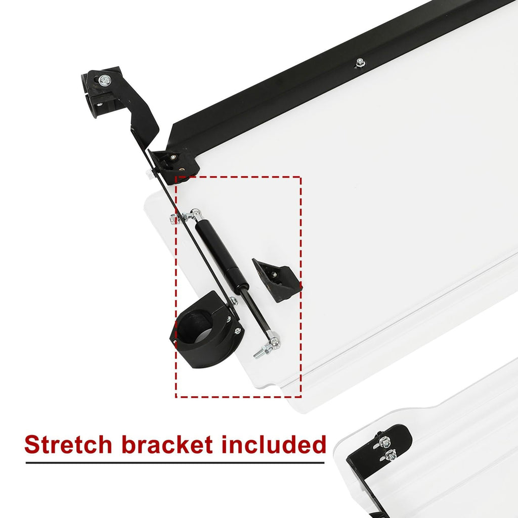 For Honda Pioneer 1000 / 1000-5 Scratch Resistant Flip Windshield 2016-2025