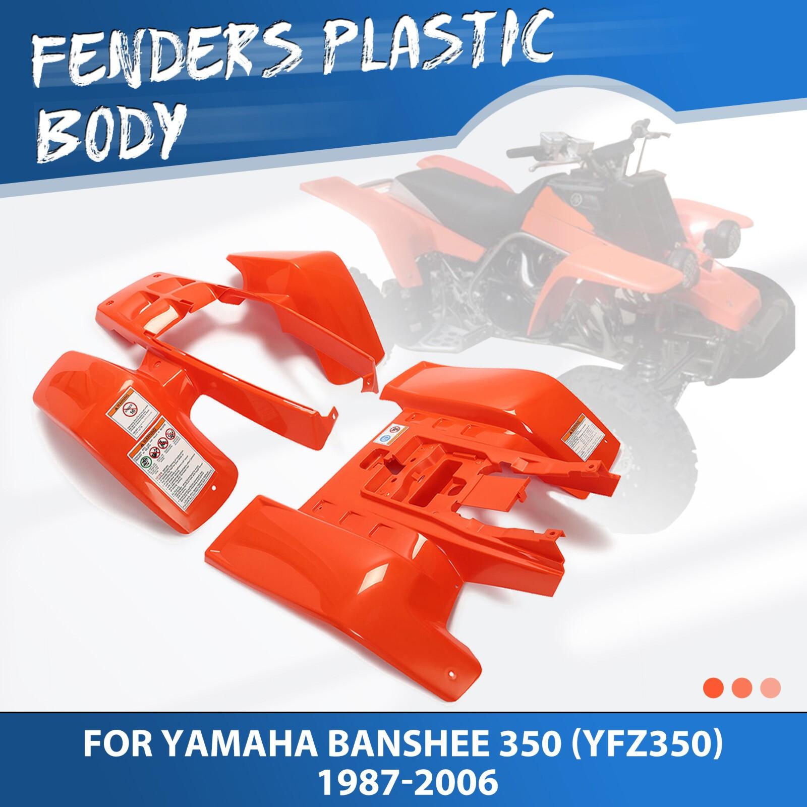 Front & Rear Fenders Plastic Body Kit For 1987-2006 Yamaha Banshee 350 YFZ350