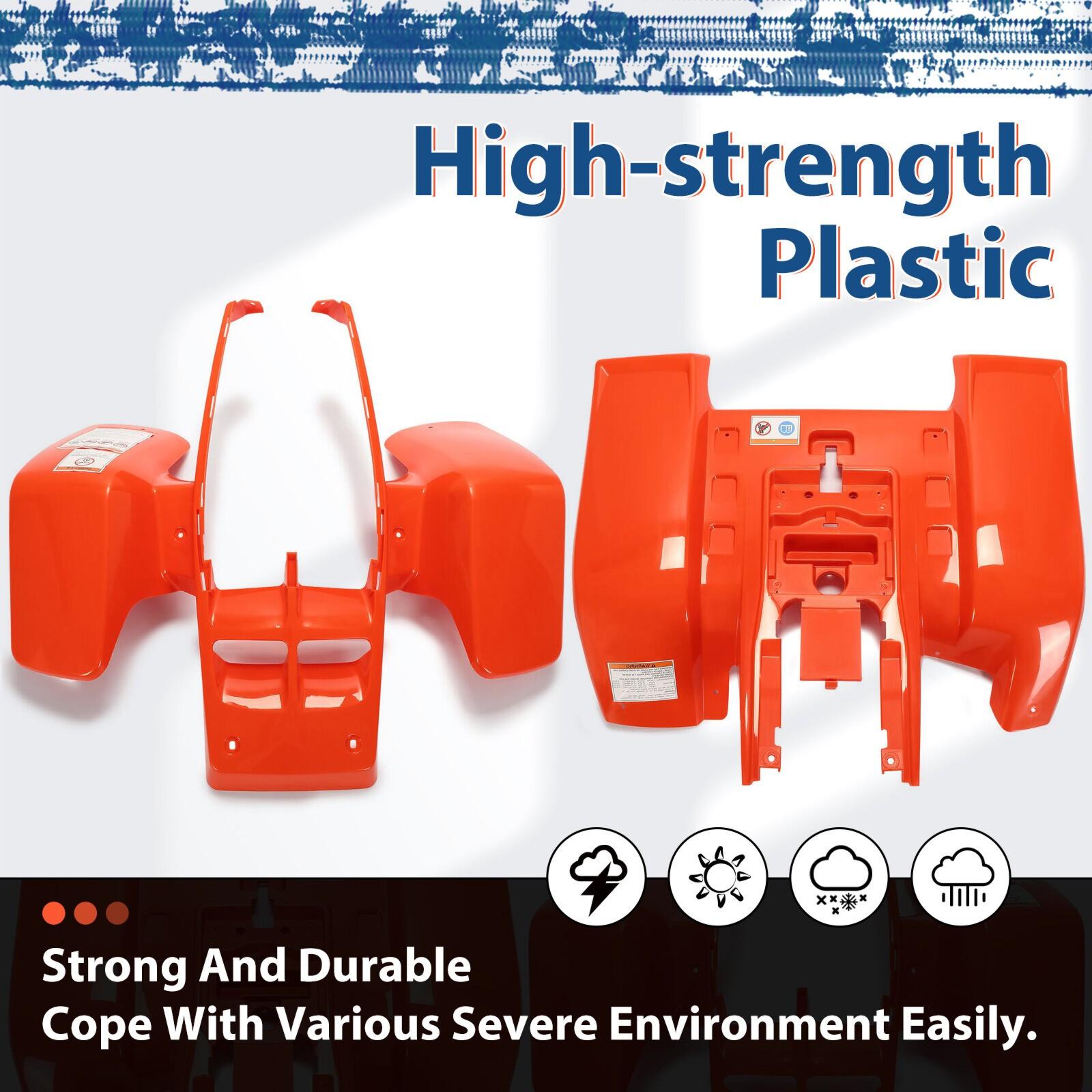 Front & Rear Fenders Plastic Body Kit For 1987-2006 Yamaha Banshee 350 YFZ350