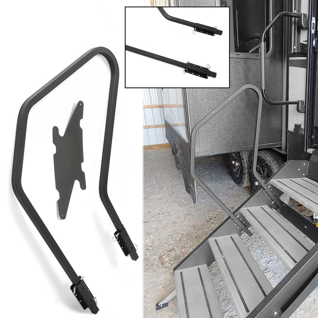 RV Handrail Step Assist Handrail For 5th Wheel RVs 3 & 4 Solid Step Generation 3