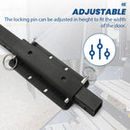 RV Handrail Step Assist Handrail For 5th Wheel RVs 3 & 4 Solid Step Generation 3