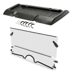 Top Roof & 1/4" Front Folding Windshield For 2004-2013 Yamaha Rhino 450 660 700