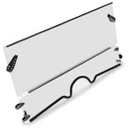 Top Roof & 1/4" Front Folding Windshield For 2004-2013 Yamaha Rhino 450 660 700