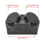 For Golf Cart Polaris RZR UTV RZR-4 Overhead Speaker Console Stereo Radio Cover