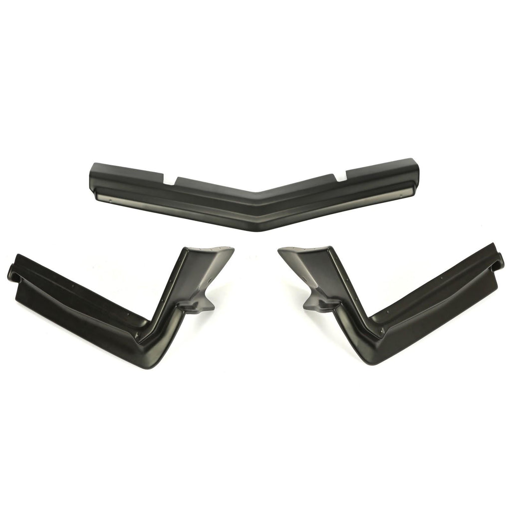 For 1979-1985 Buick Riviera Model Front Plastic Bumper Fillers (Set of 3 Pcs)