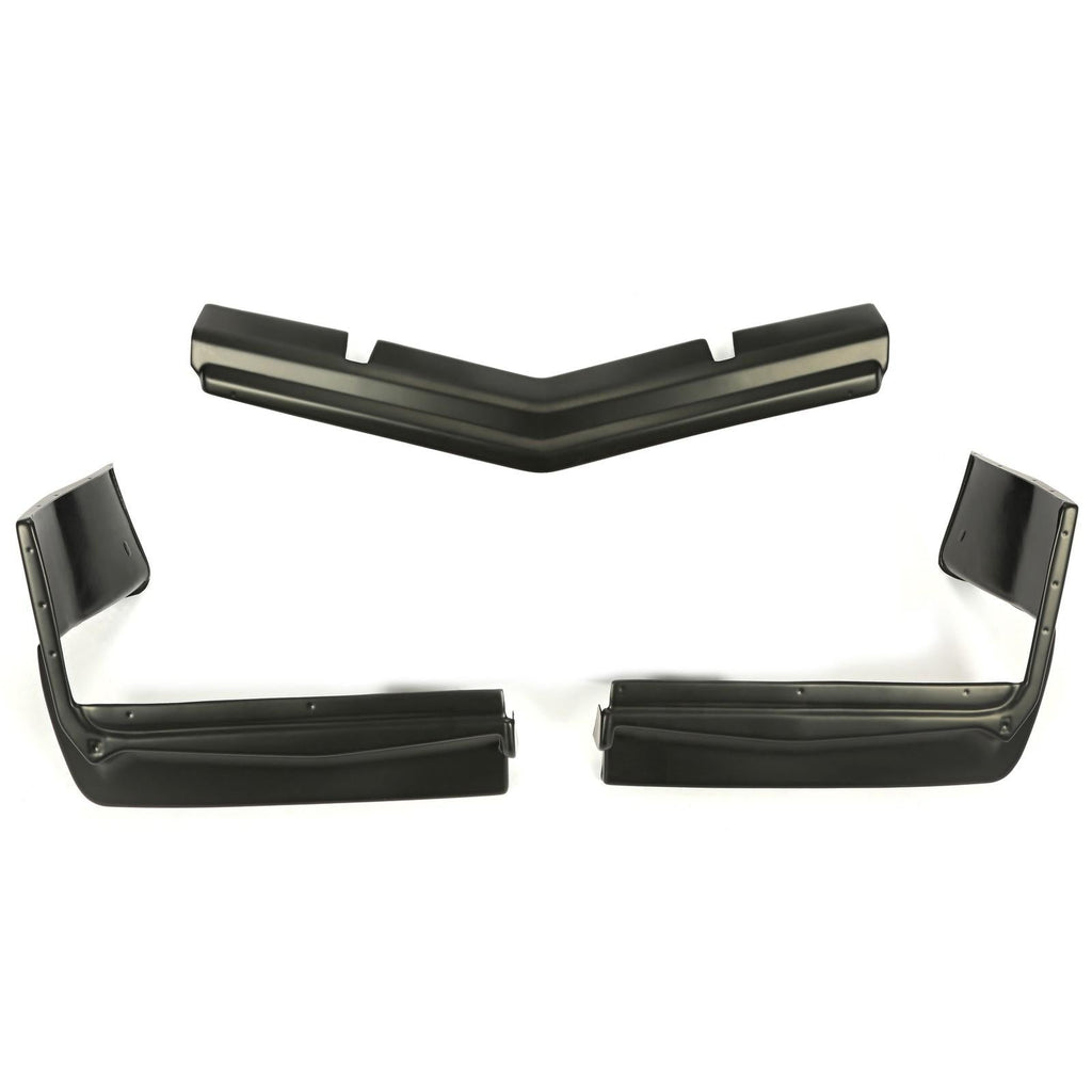 For 1979-1985 Buick Riviera Model Front Plastic Bumper Fillers (Set of 3 Pcs)