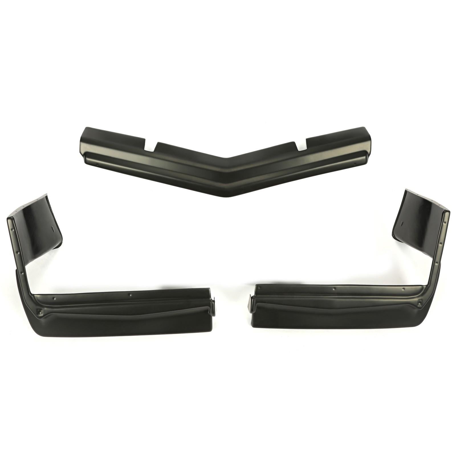 For 1979-1985 Buick Riviera Model Front Plastic Bumper Fillers (Set of 3 Pcs)