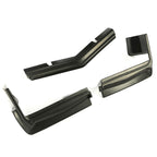 For 1979-1985 Buick Riviera Model Front Plastic Bumper Fillers (Set of 3 Pcs)