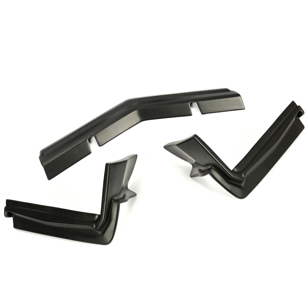 For 1979-1985 Buick Riviera Model Front Plastic Bumper Fillers (Set of 3 Pcs)