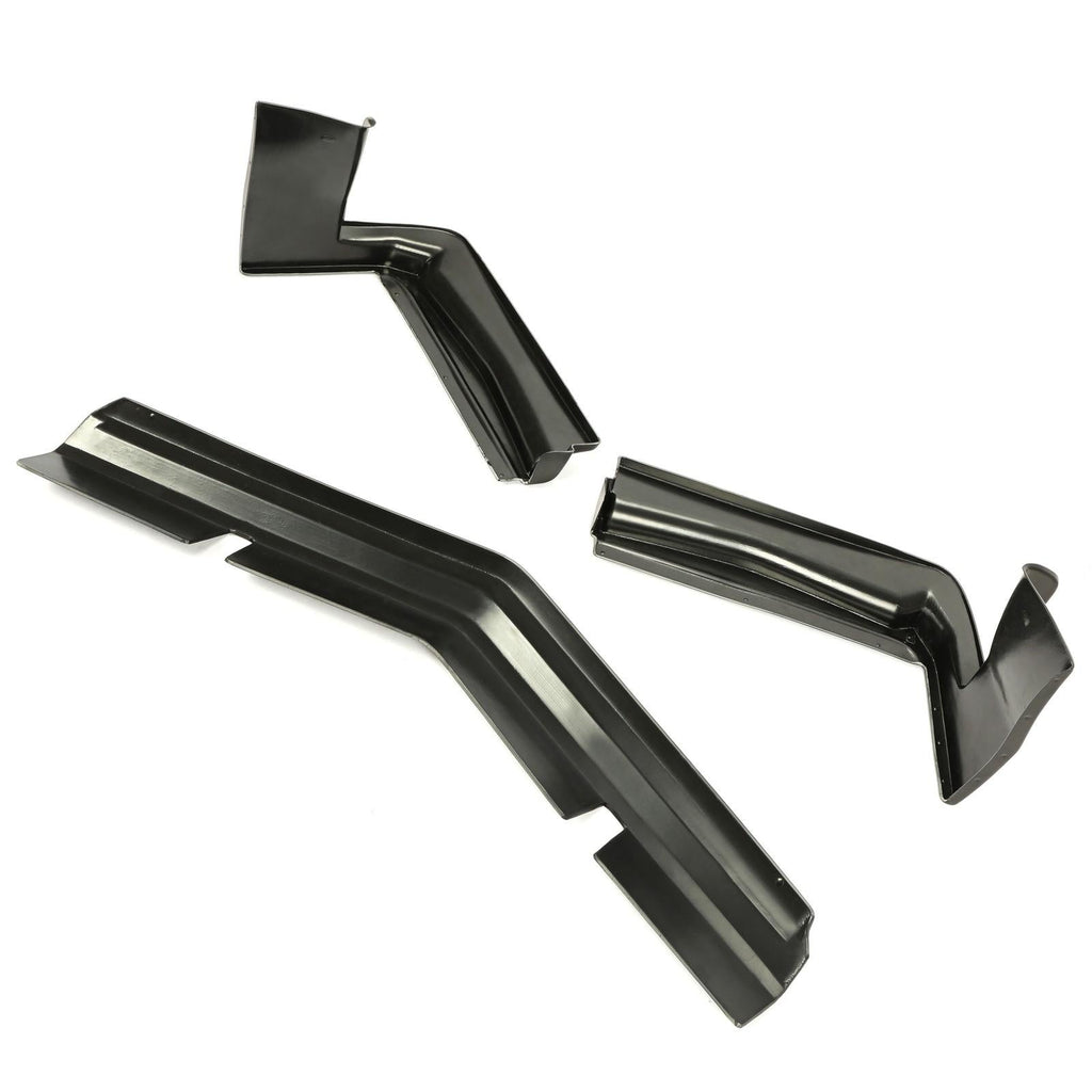 For 1979-1985 Buick Riviera Model Front Plastic Bumper Fillers (Set of 3 Pcs)