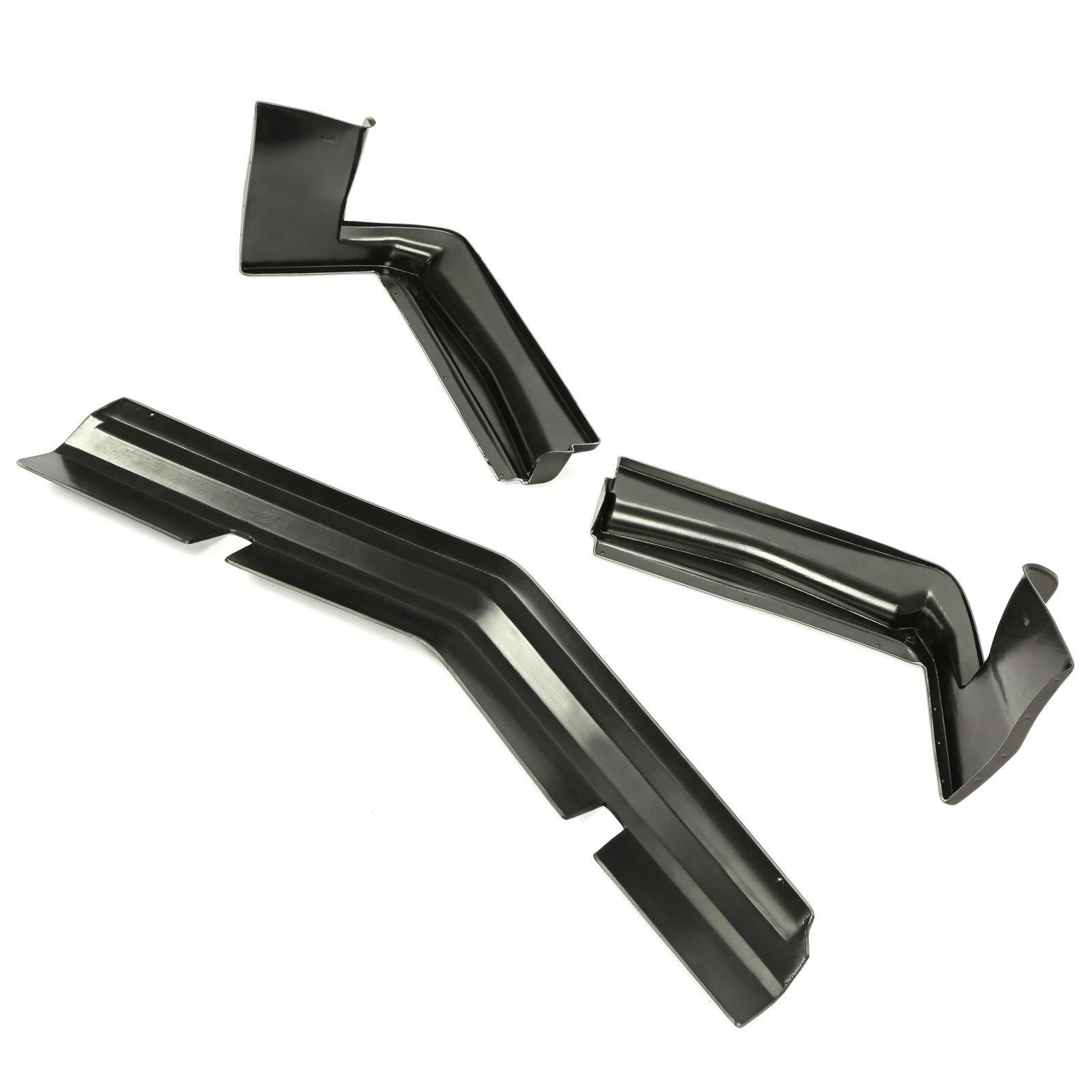 For 1979-1985 Buick Riviera Model Front Plastic Bumper Fillers (Set of 3 Pcs)