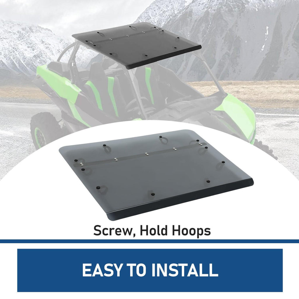 For 2020+ Kawasaki Teryx KRX 1000 Smoked Tinted Transparent Hard Top Roof