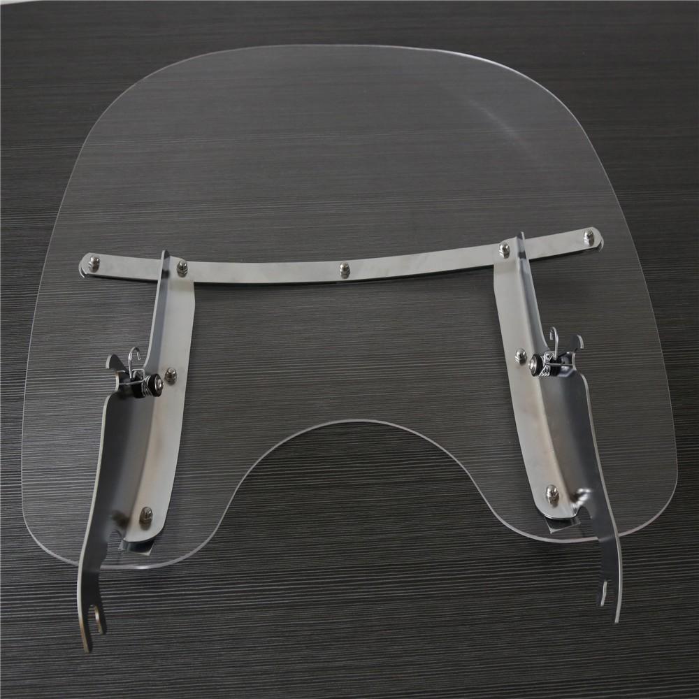 26" Clear Front Windscreen Windshield For Harley Softail Fatboy FLS FLST 2000-17