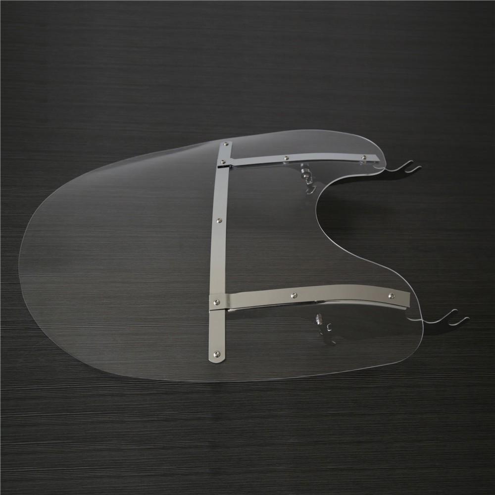 26" Clear Front Windscreen Windshield For Harley Softail Fatboy FLS FLST 2000-17