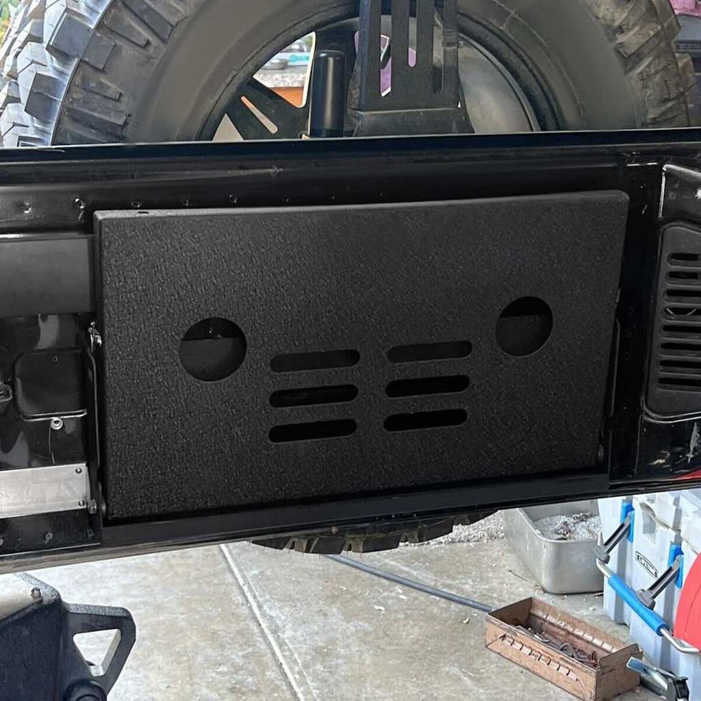 Rear Door Tailgate Table Cargo Shelf Rack Holder For Jeep Wrangler JK JKU 07-19