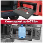 Rear Door Tailgate Table Cargo Shelf Rack Holder For Jeep Wrangler JK JKU 07-19